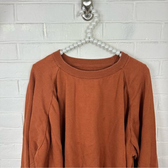 Christy Dawn Rust Burnt Orange Knit Sonny Sweater Size XL - Picture 4 of 11